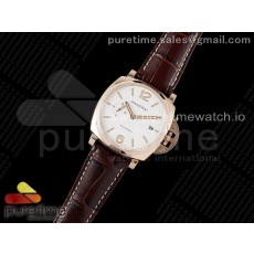 VS공장 파네라이 PAM1042 로즈골드금통 화이트다이얼 가죽스트랩 PAM1042 Luminor Due RG VSF Best Edition White Dial on Brown Leather Strap AXXXIV