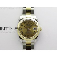 BP 롤렉스 데이저스트 31 옐로우골드콤비 샴페인다이얼 2813 Datejust 31mm 278273 SS/YG BP Best Edition YG Roman Markers Dial on SS/YG Oyster Bracelet