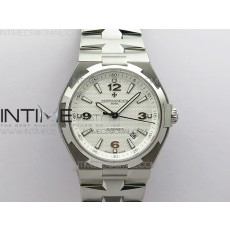 MK공장 오버시즈 화이트다이얼 Overseas SS MKS 1:1 Best Edition White dial on SS Bracelet MIYOTA 9015