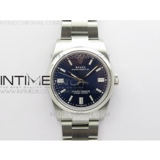 BP공장 롤렉스 오이스터퍼페츄얼 36미리 블루다이얼 2813 Oyster Perpetual 36mm 126000 BP Best Edition Dark Blue Dial on SS Bracelet