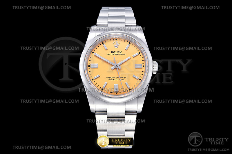 BP공장 롤렉스 오이스터퍼페츄얼 36 옐로우 다이얼 3230무브먼트 BPF Rolex Oysterperpetual 36 Yellow Dial ref126000