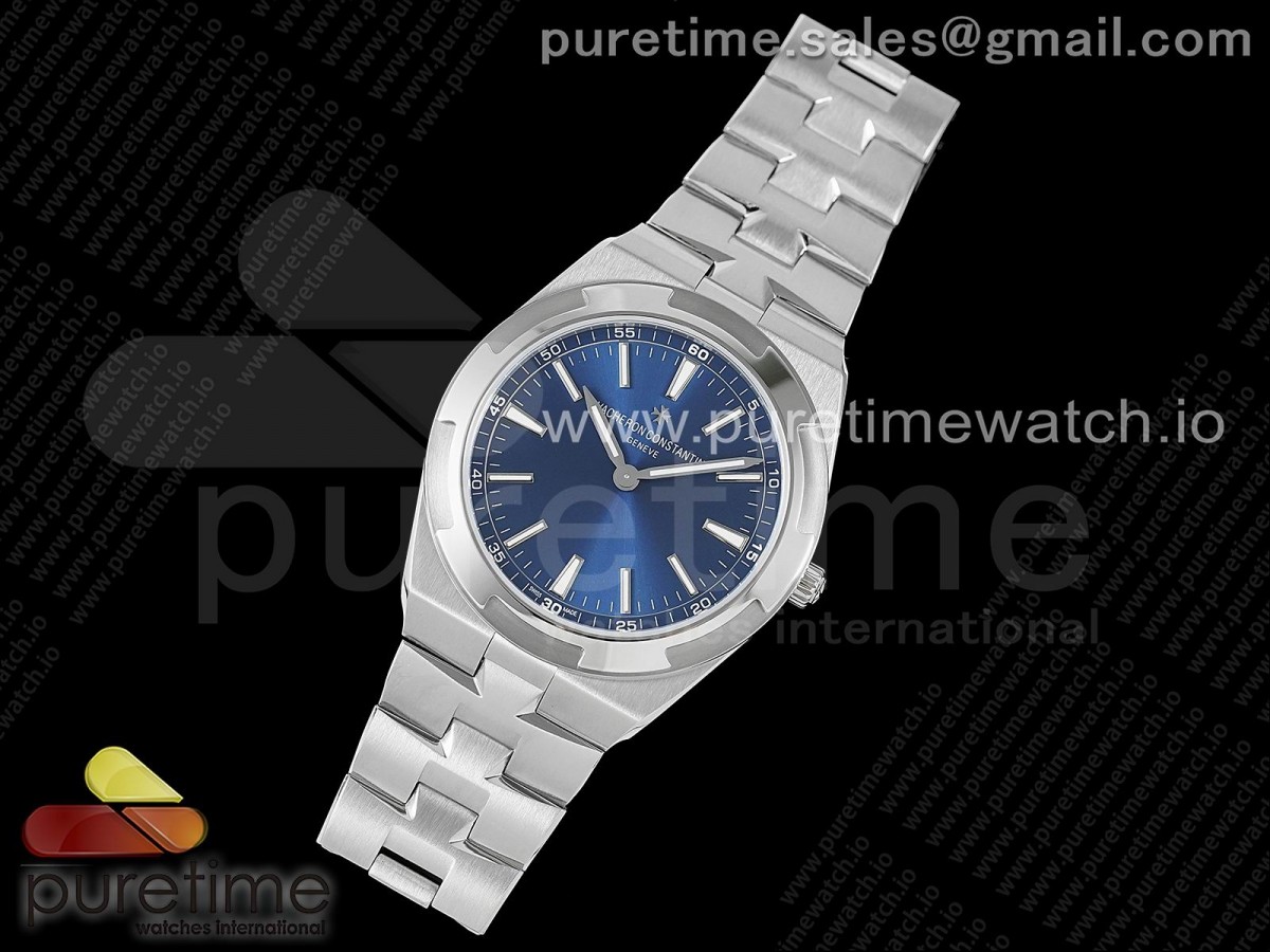 V8F공장 오버시즈 블루다이얼 Overseas Ultra-Thin 2000V V8F Best Edition Blue Dial on SS Bracelet A1120