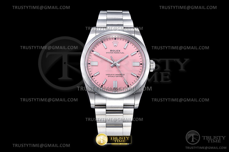 EW공장 롤렉스 오이스터퍼페츄얼 36 스틸 핑크다이얼 브레이슬릿  Oyster Pert. 36mm 126000 SS/SS Pink EWF A3230