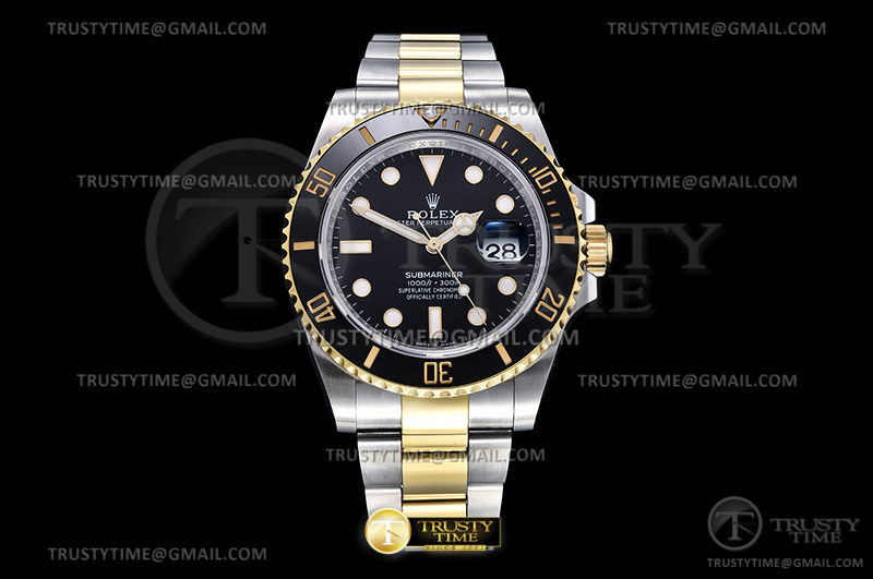 EW공장 V2 롤렉스 서브마리너 흑콤 41 Submariner 126613LN 904L YG/SS Blk EWF V2 A3235