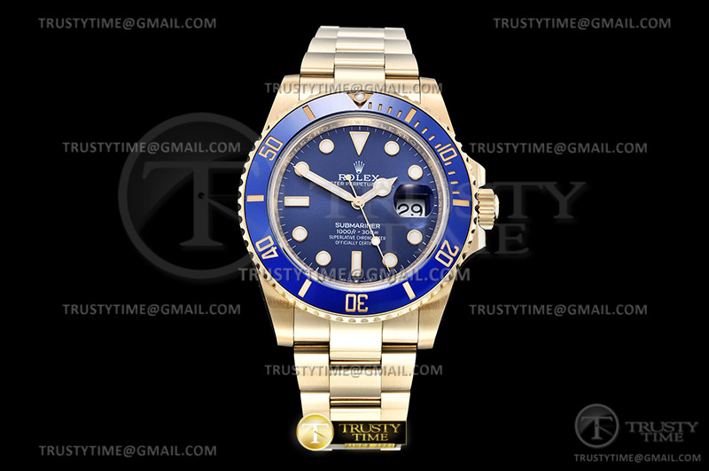 GM공장 롤렉스 신형 서브마리너 청금 브레이슬릿 Submariner 126618LB 904 YG/YG Blue GMF A3235