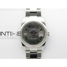 BP공장 롤렉스 데이저스트 36 스틸 슬레이트로만다이얼 돔베젤 오이스터브레이슬릿 3235 DateJust 36 SS 126200 BP 1:1 Best Edition Gray Dial on Oyster Bracelet