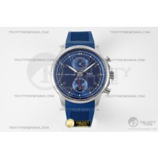 무명공장 IWC 포르투기저 요트 크로노그래프 스틸 블루다이얼 러버스트랩 Portuguese Yacht Chrono Blue SS/LE Blue/Blue A7750