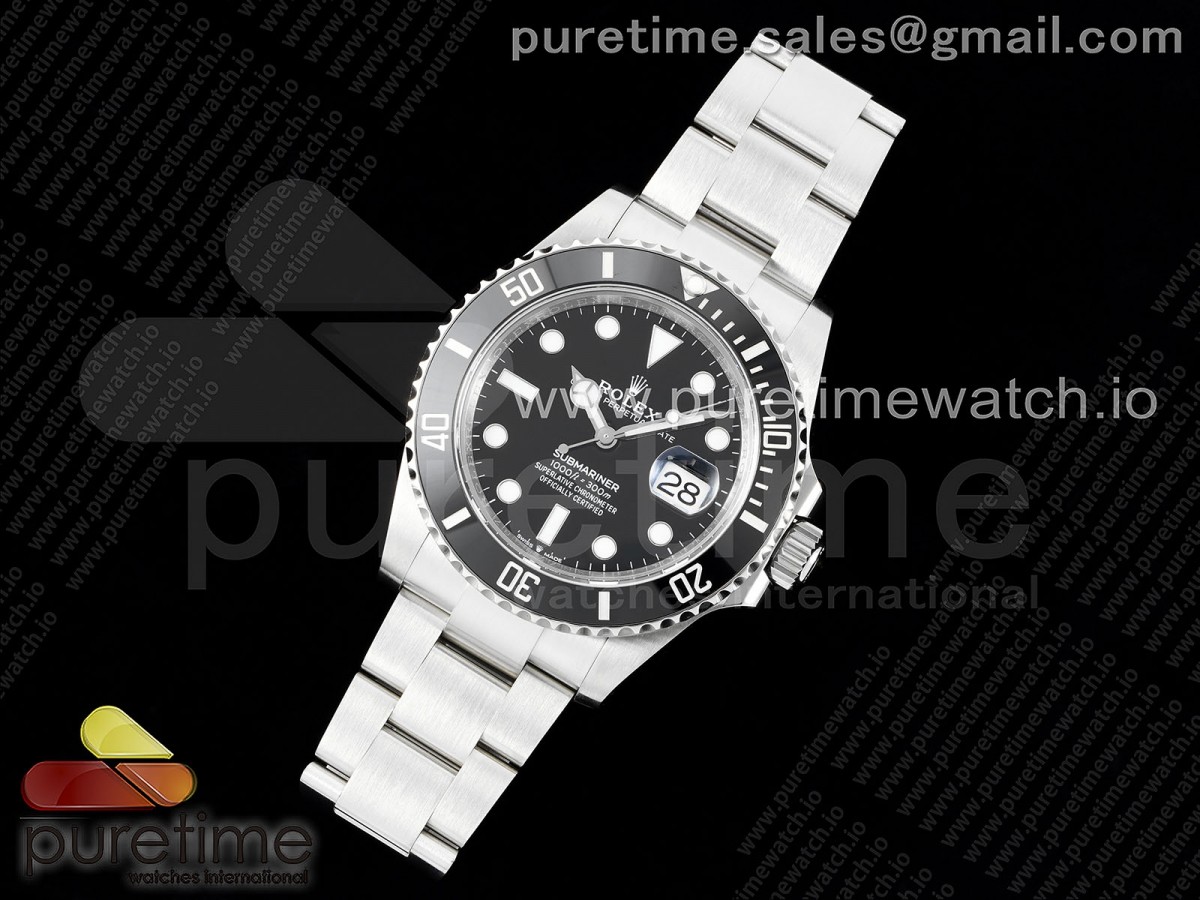 NTF공장 롤렉스 서브마리너 41 블랙데이트 스틸 블랙다이얼 브레이슬릿 Submariner 41mm 126610 LN Black Ceramic 904L Steel NTF 1:1 Best Edition VR3235