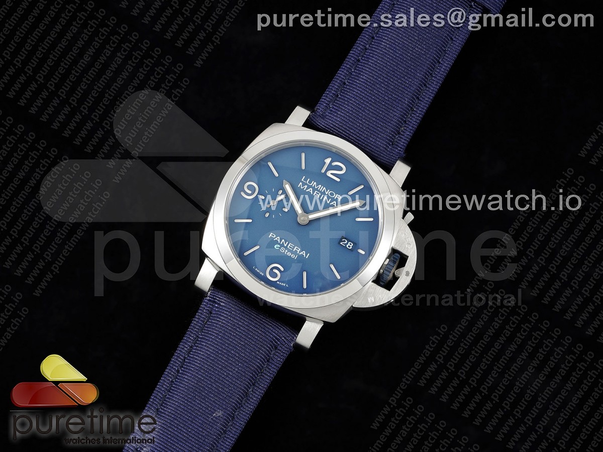 TTF공장 파네라이 PAM1157 스틸 블루다이얼 블루나일론스트랩 PAM1157 W TTF 1:1 Best Edition on Blue Nylon Strap P9010