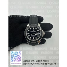 VS공장 롤렉스 요트마스터 42 스틸 블랙다이얼 러버스트랩 226659 YachtMaster 226659 42mm