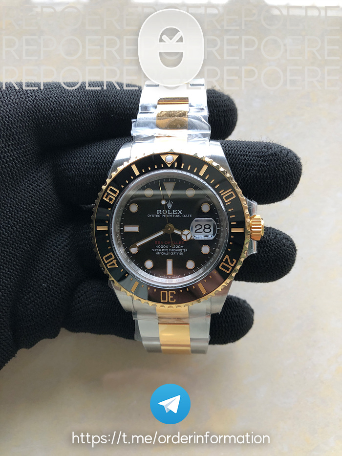 VS공장 롤렉스 씨드웰러 블랙다이얼 옐로우골드콤비브레이슬릿 흑콤 Sea Dweller 126603 YG/SS Black VSF VS3235