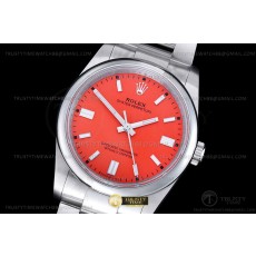 GM공장 롤렉스 오이스터퍼페츄얼 36 레드다이얼 브레이슬릿 3230 Oyster Pert 36mm 904 126000 SS/SS Red GMF V2 VR3230