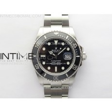 C+공장 롤렉스 서브마리너 41 블랙데이트 스틸 블랙다이얼 브레이슬릿 Submariner 126610 LN Black Ceramic Bezel 904L Steel C+F 1:1 Best Edition Black Dial On 904L Bracelet VR3235 씨플러스