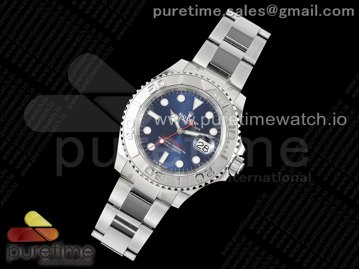 C+S공장 롤렉스 요트마스터 40 블루다이얼 브레이슬릿 Yacht-Master 126622 904L Steel C+SF 1:1 Best Edition Blue Dial on SS Bracelet VR3235 씨플러스에스