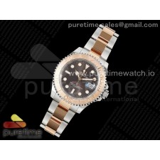 VS공장 롤렉스 요트마스터 40 로즈골드콤비 브라운다이얼 브레이슬릿 3135무브 Yacht-Master 116623 904L Steel VSF 1:1 Best Edition Brown Dial on SS/RG Bracelet VS3135