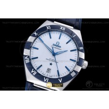 VS공장 오메가 컨스텔레이션 스틸 화이트다이얼 거미스트랩 Constellation Co-Axial 41mm Blue SS/LE White VSF A8900