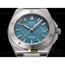 GH공장 IWC 인제니어 아쿠아다이얼 브레이슬릿 IWC0555D - Ingenieur Auto SS/SS A-Grn GHF MY9015 그린 블루