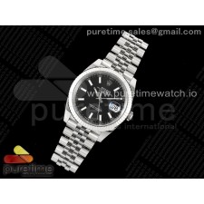 C+공장 롤렉스 데이저스트 41 스틸 블랙다이얼 쥬빌레브레이슬릿 DateJust 41 126334 C+F 1:1 Best Edition 904L Steel Black Dial on SS Jubilee Bracelet VR3235 씨플러스