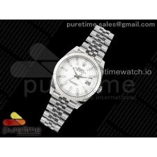 C+공장 롤렉스 데이저스트 41 스틸 화이트다이얼 쥬빌레브레이슬릿 DateJust 41 126334 C+F 1:1 Best Edition 904L Steel White Dial on SS Jubilee Bracelet VR3235 씨플러스