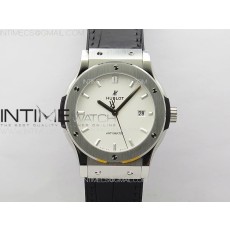 APS공장 위블로 클래식퓨전 42mm 화이트다이얼 거미스트랩 Classic Fusion 42mm SS APSF 1:1 Best Edition White Dial On Gummy Strap A2892