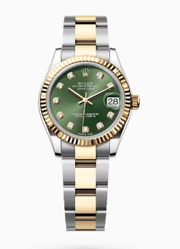 AR공장 롤렉스 레이디 데이저스트 31 옐로우골드콤비 그린다이얼 텐포인트 오이스터브레이슬릿 10P