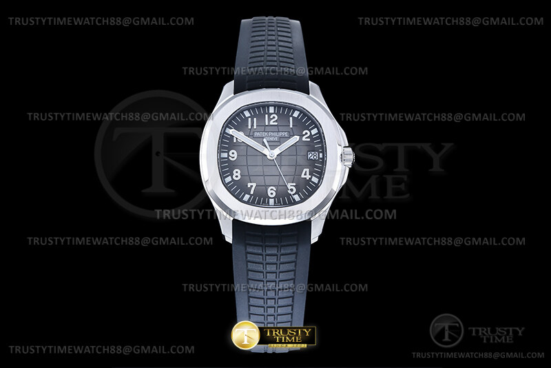 DD공장 파텍필립 아쿠아넛 5167 그레이다이얼 블랙러버스트랩 Aquanaut Ref.5167 Black SS/RU Grey/Num DDF DD330