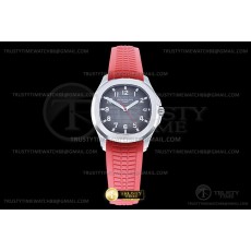 DD공장 파텍필립 아쿠아넛 5167 그레이다이얼 레드러버스트랩  Aquanaut Ref.5167 Red SS/RU Grey/Red/Num DDF DD330