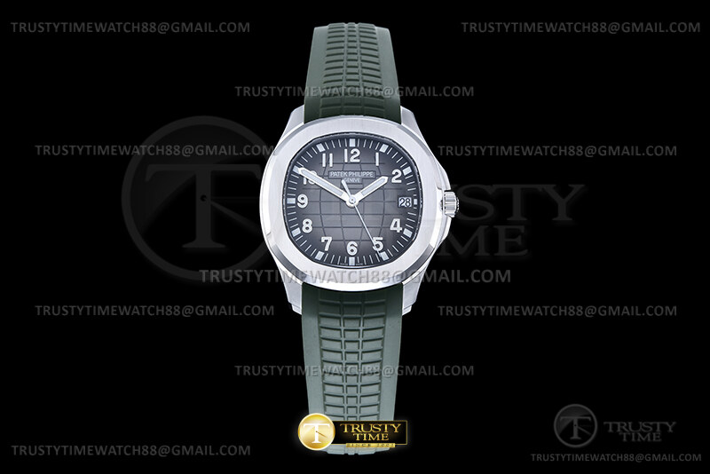 DD공장 파텍필립 아쿠아넛 5167 그레이다이얼 그린러버스트랩 Aquanaut Ref.5167 Green SS/RU Grey/Num DDF DD330