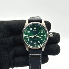 국내배송!! V7공장 IWC 파일럿 마크20 그린다이얼 가죽스트랩 (고유번호 V7-4)