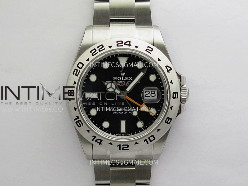 QF공장 롤렉스 익스플로러2 블랙다이얼 브레이슬릿 Explorer II 42mm 226570 904L SS QF 1:1 Best Edition Black Dial on Bracelet SH3285 CHS